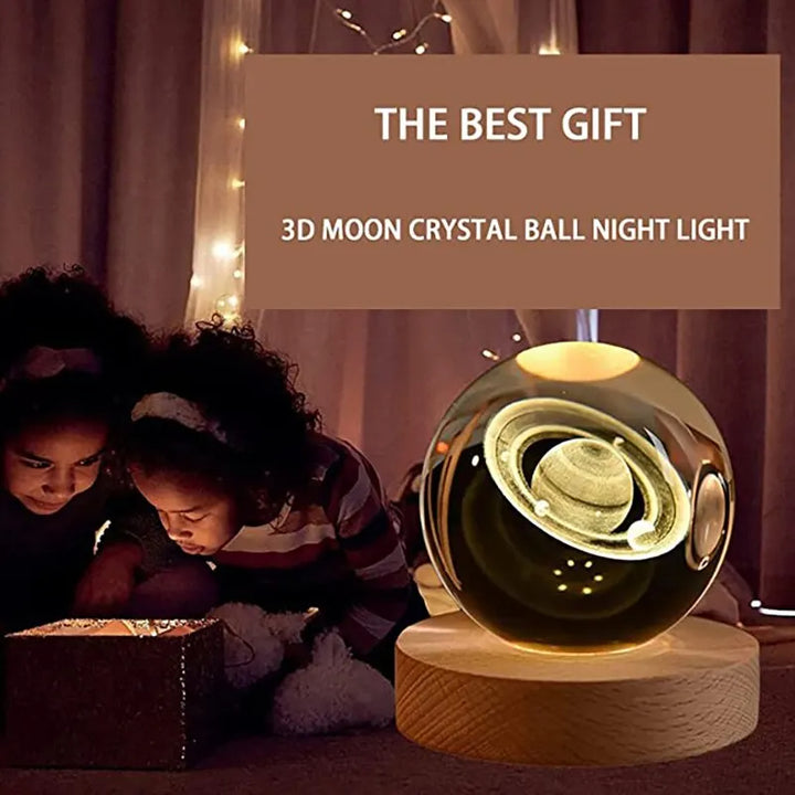 LED Night Light Crystal Ball