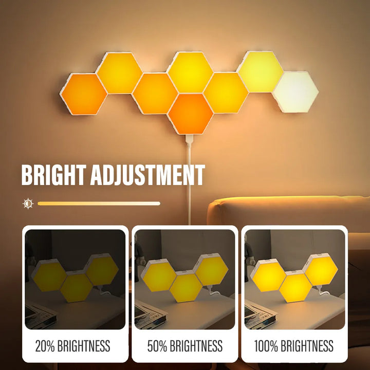 LED Hexagon Light Indoor Wall Lights