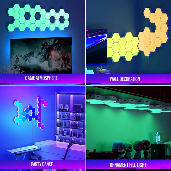 LED Hexagon Light Indoor Wall Lights